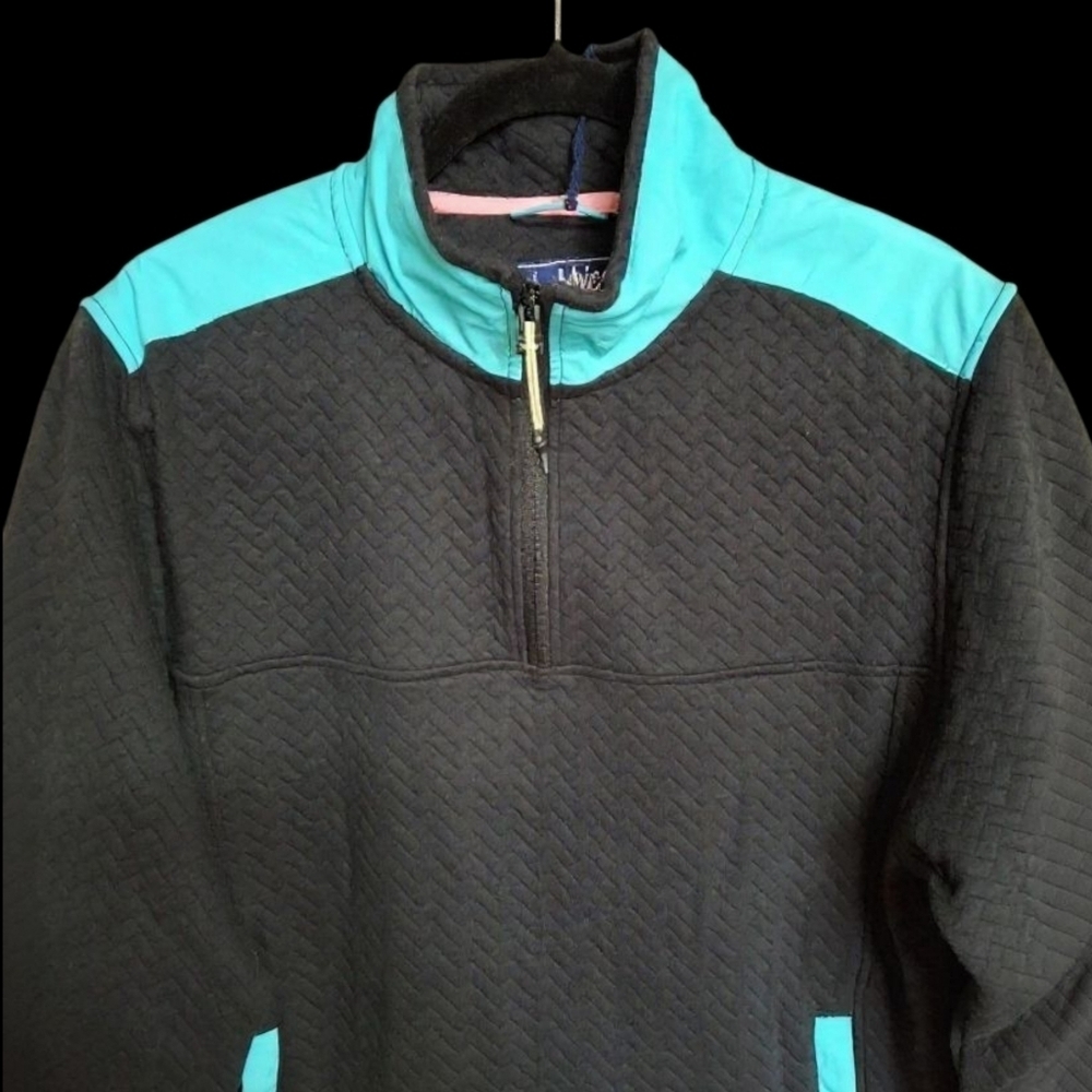 Chubbies The Brightside Black Quilted Quarter Zip Pullover Men Size Small - Picture 6 of 16
